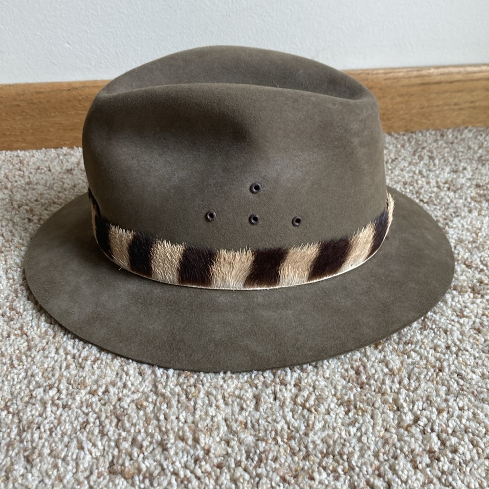 NWT Deadstock Willis & Geiger Mini Safari Felt Gazelle Hat 7 Outdoor Adventure - Picture 5 of 15